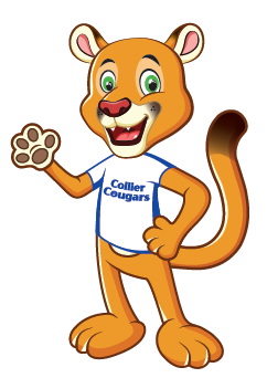 Collier Mascot - Cougar